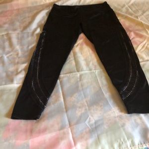 Victoria Secret Sport tights with mesh detail
